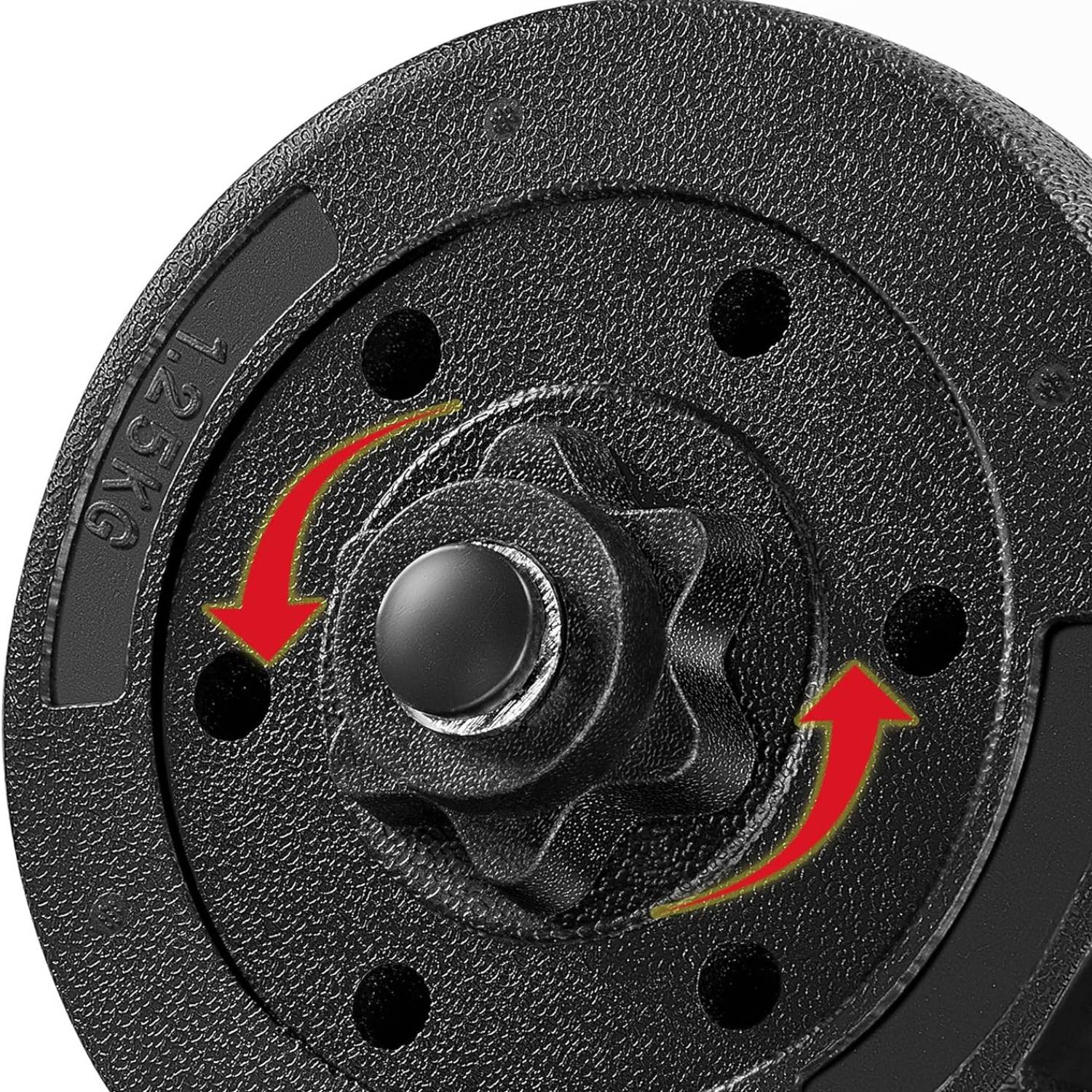 Adjustable Dumbbell Set, 15kg: image 4