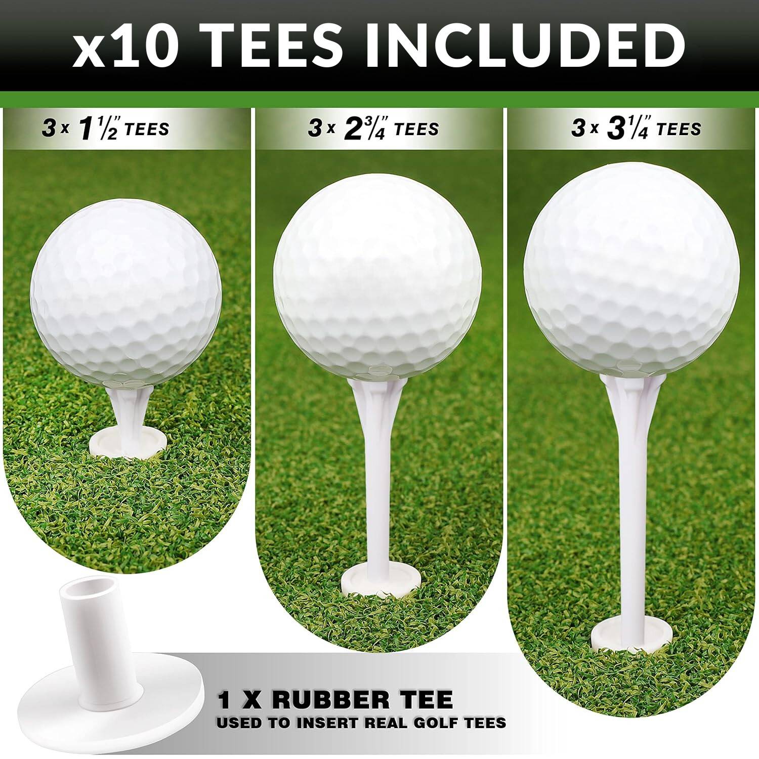 Golf Hitting Mat Set: image 3